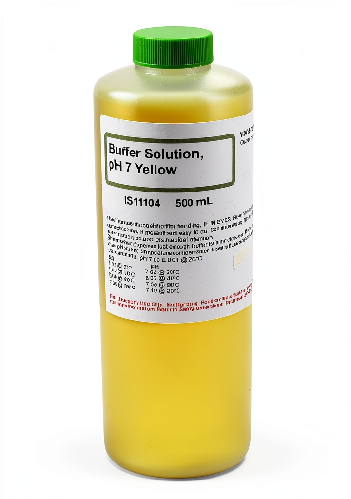 Innovating Science buffer solution bottle with pH 7 label