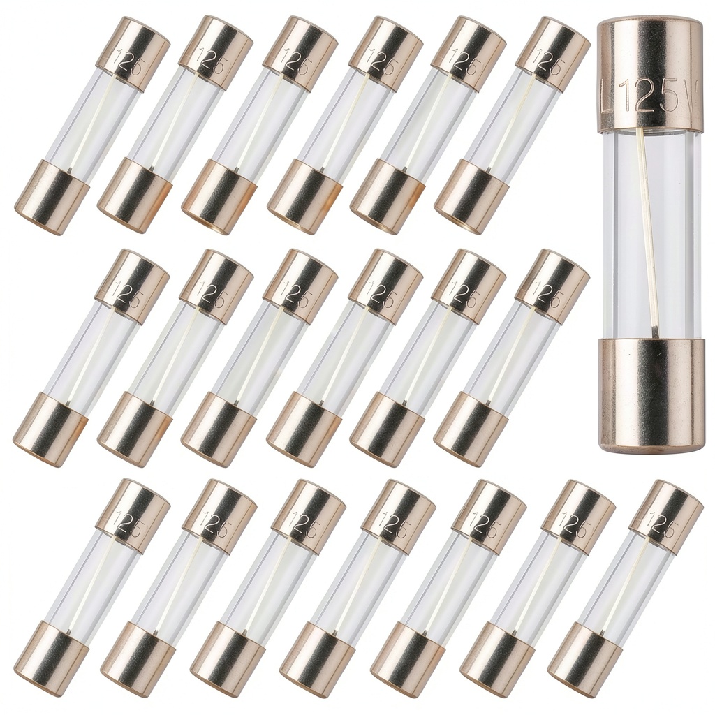 BOJACK 7A glass fuses displayed in packaging