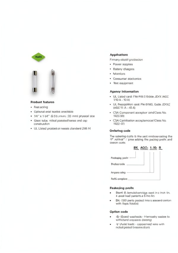 Bussmann Cartridge Fuse Electrical Protection-1