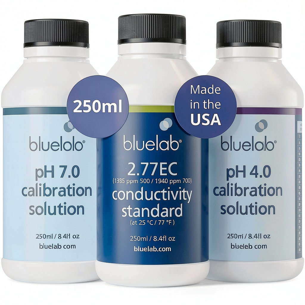 Bluelab Chemical Buffer displayed in a laboratory setting
