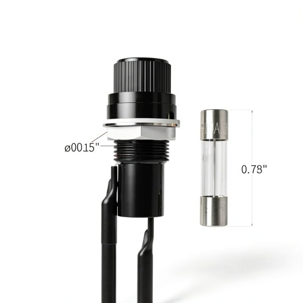 12V DC Fuse Holder Panel Mount by Joinfworld-1