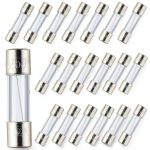 BOJACK 15A Glass Fuse 20pcs High Quality Fastblow-0