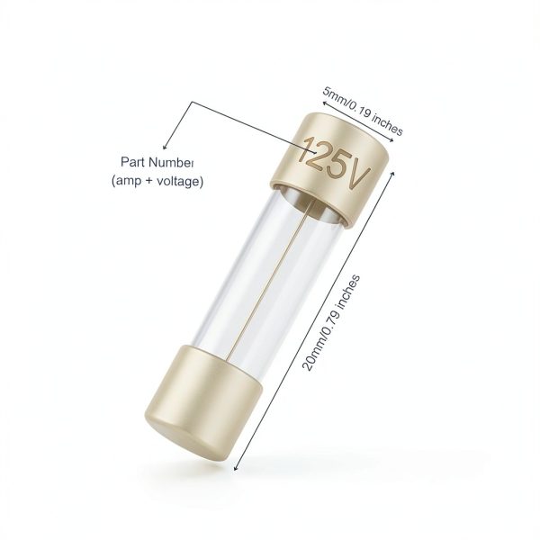 DealEnvy 5A 125V Mini Fuse Fast Blow Cartridge-1