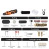 HARDELL 12V Cordless Rotary Tool with 80 Piece Kit Orange-5