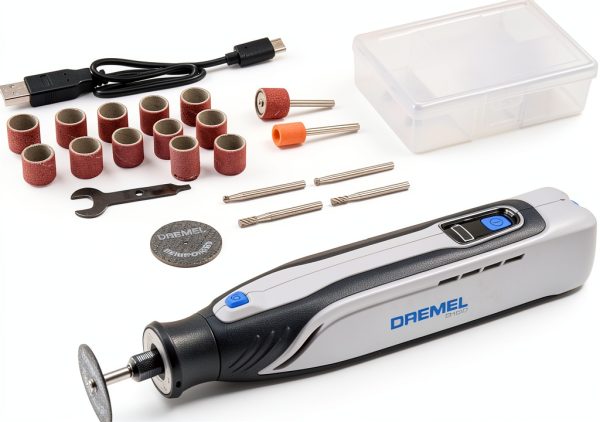 Dremel 8V Battery Rotary Tool 8150-N/20 Compact Black with LED-0