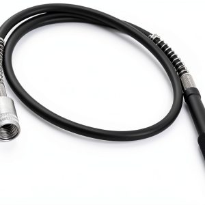 Drilax 42-Inch Flex Shaft Rotary Attachment Black Steel-0