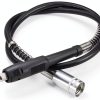 Drilax 42-Inch Flex Shaft Rotary Attachment Black Steel-7