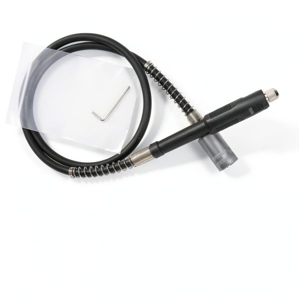 Drilax 42-Inch Flex Shaft Rotary Attachment Black Steel-1