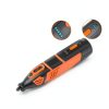 HARDELL 12V Cordless Rotary Tool with 80 Piece Kit Orange-1