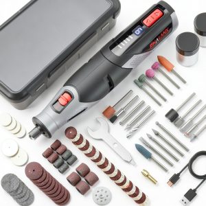 PHALANX PRT MAX Cordless Rotary Tool 4V Black with 80 Accessories-0