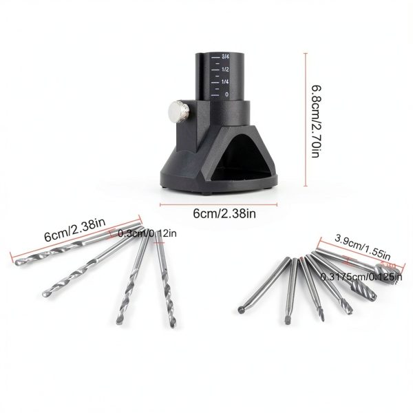 Rotary Tool Bit Set HomeSoGood 11-Piece HSS 60mm Guide Point Set-5
