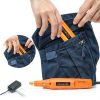 GOXAWEE Mini Rotary Tool Vibrant Orange 105 Piece Kit 24V Corded-2