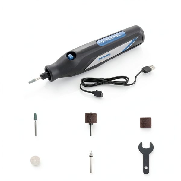 Dremel 7350 4V Cordless Rotary Tool Kit with 5 Accessories and USB-C Rechargeable Battery - Single Speed for Carving, Engraving, Sanding and Cleaning-2
