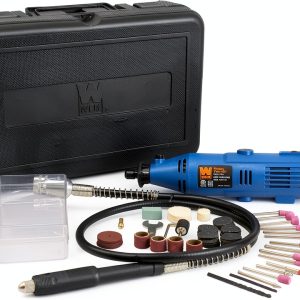 Rotary Tool Kit WEN 2305 with Variable Speed and 80 Piece Flex Shaft-0