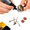 HOTO Rotary Tool Accessories Kit, 60-Piece Set, Fits 1/8'' (3.2mm) & 3/32'' (2.3mm), Sanding, Grinding, Cutting, Drilling, Sharpening, Carving & Engraving-4