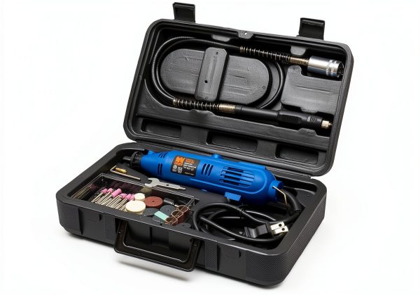 Rotary Tool Kit WEN 2305 with Variable Speed and 80 Piece Flex Shaft-1