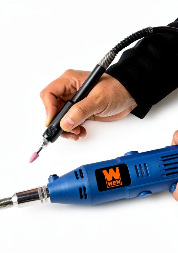 Rotary Tool Kit WEN 2305 with Variable Speed and 80 Piece Flex Shaft-4
